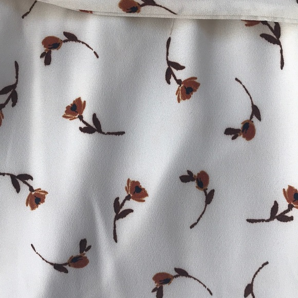 BNWT‼️ ROW A RUST FLORAL MINI DRESS‼️ - Picture 3 of 14